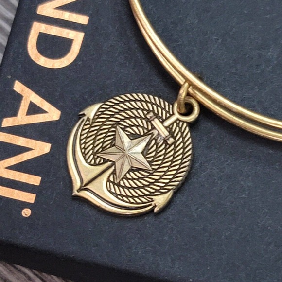 Alex and Ani Anchor II Charm Bangle - Picture 5 of 9